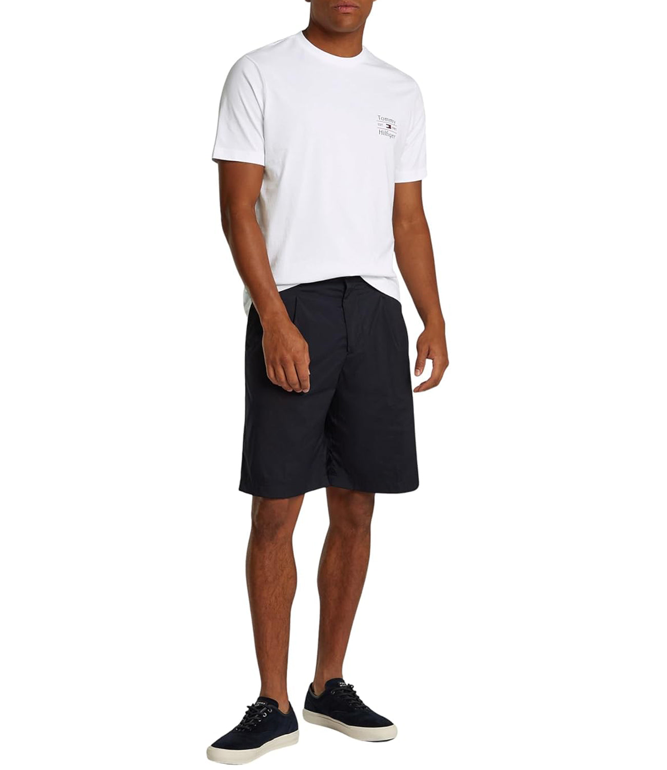 Tommy Hilfiger T-shirt Uomo Mod. MW0MW38622 YBR Bianco