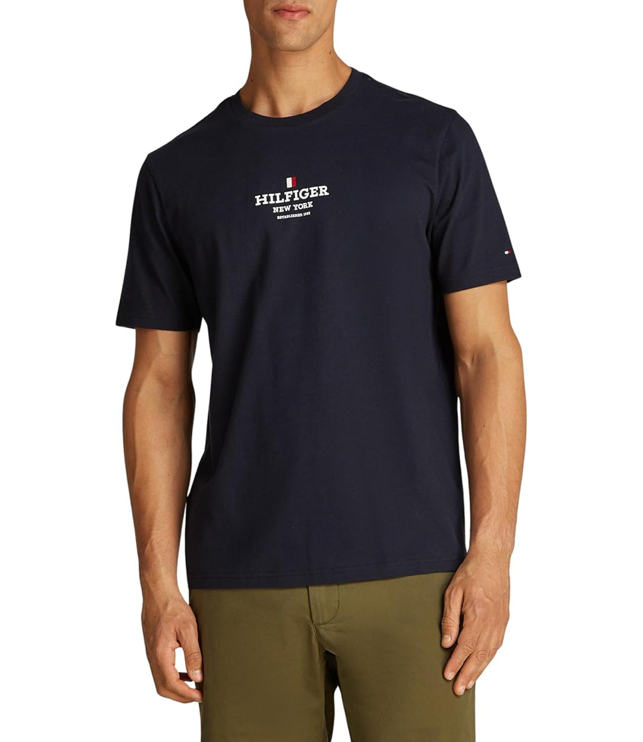 Tommy Hilfiger T-shirt Uomo Mod. MW0MW38980 DW5 Blu