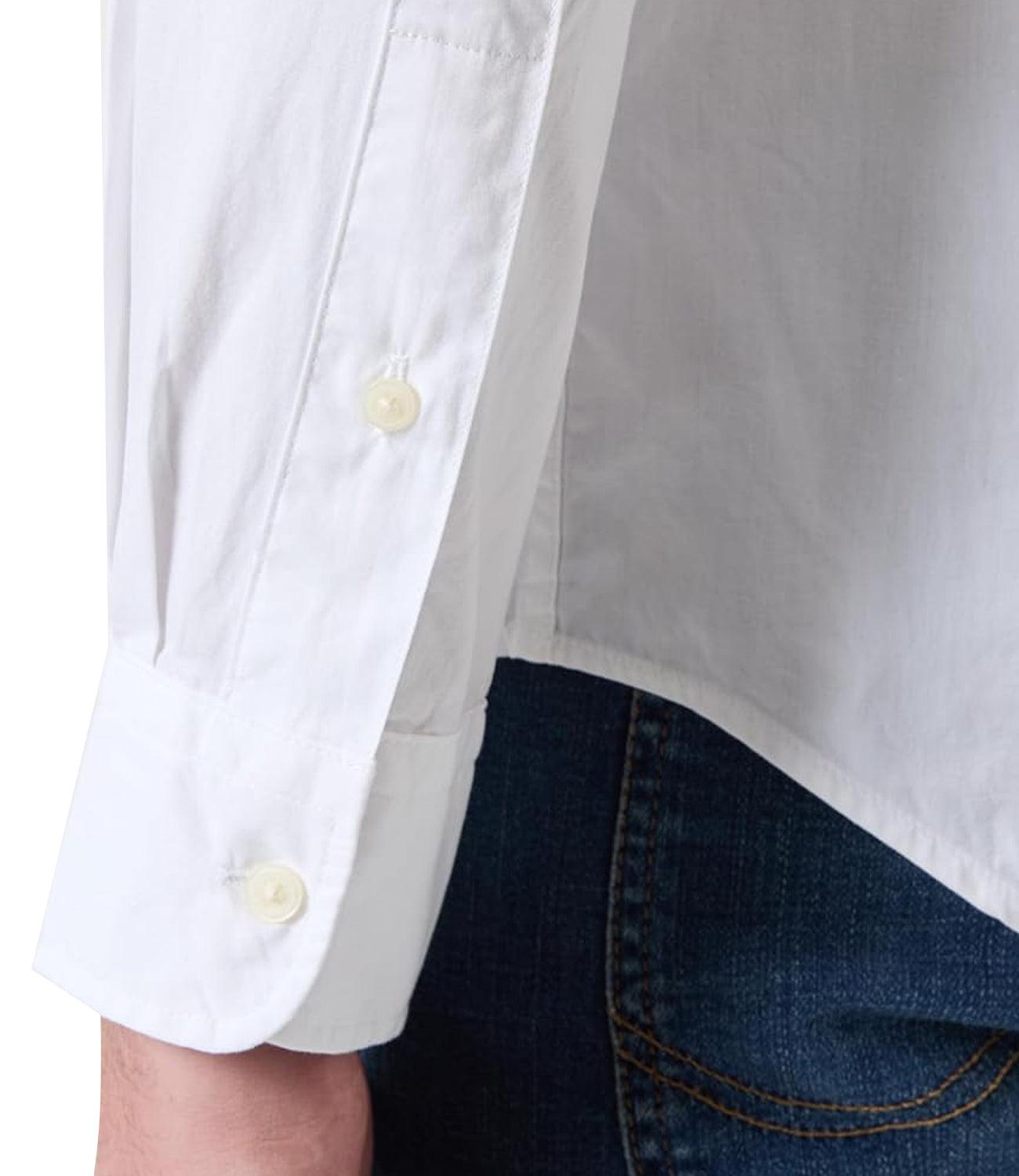 Tommy Hilfiger Camicia Manica Lunga Uomo Mod. MW0MW39988 YBR White Bianco