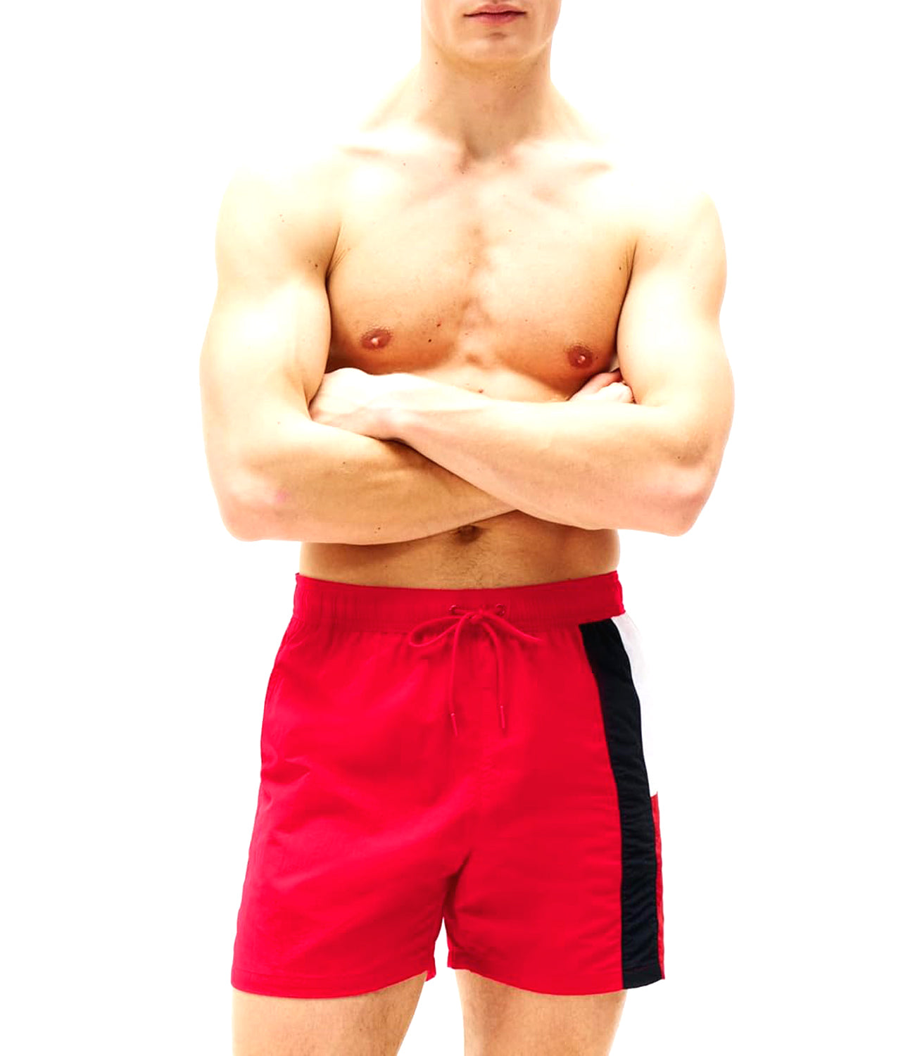 Tommy Hilfiger Short Mare Uomo Mod. UM0UM03483 XLD Red Rosso