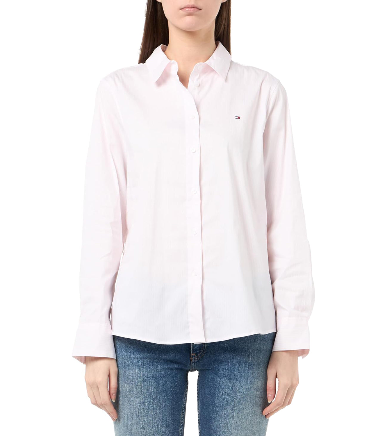Tommy Hilfiger Camicia m/l Mod. WW0WW44084 0D1 Rosa