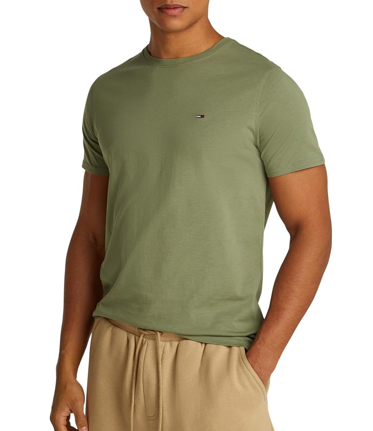 Tommy Hilfiger Tommy Hilfiger T-shirt Uomo Mod. DM0DM04411 MR6 Militare Verde