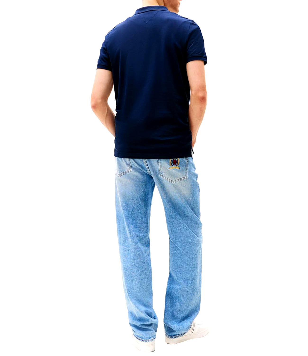 Tommy Hilfiger Tommy Hilfiger Polo M/C Uomo Mod. DM0DM20676 C1G Blu
