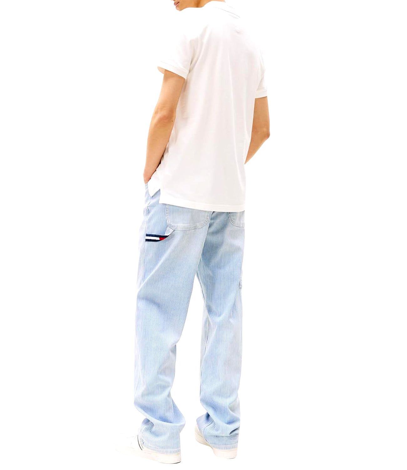Tommy Hilfiger Tommy Hilfiger Polo M/C Uomo Mod. DM0DM20676 YBL Bianco