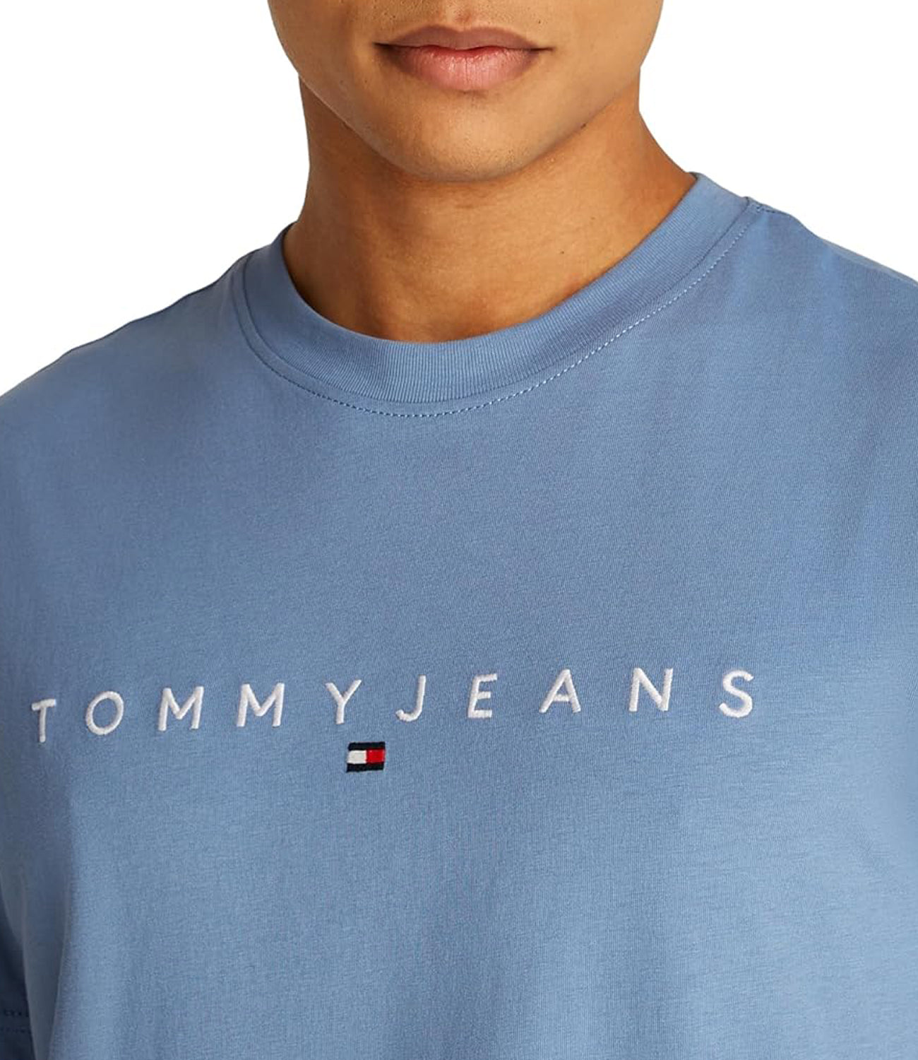 Tommy Hilfiger Tommy Hilfiger T-shirt Uomo Mod. DM0DM20744 DY6 Celeste Blu