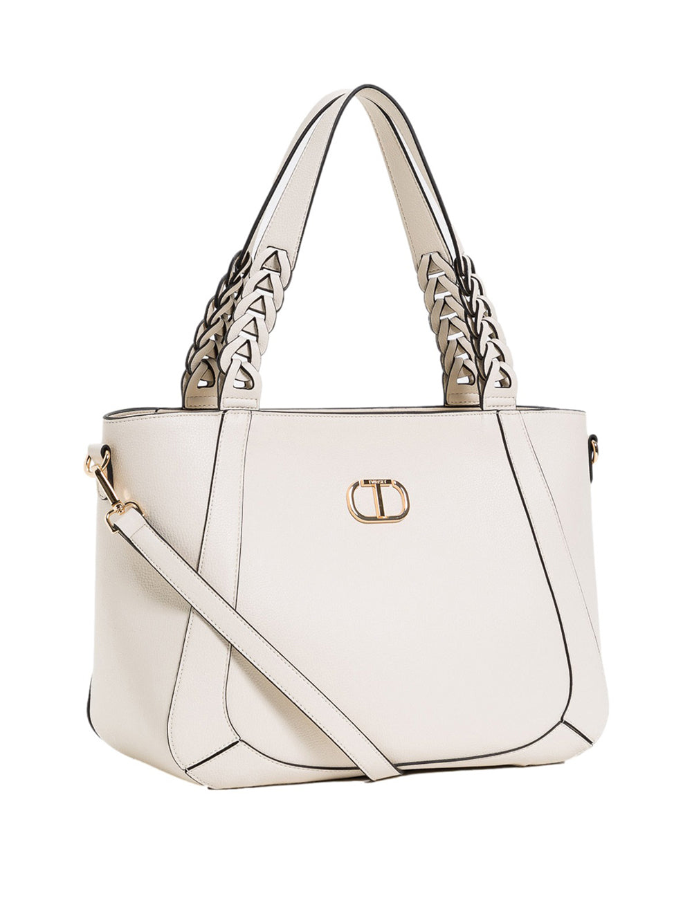 Borsa Shopper Twin Set da Donna - Bianco