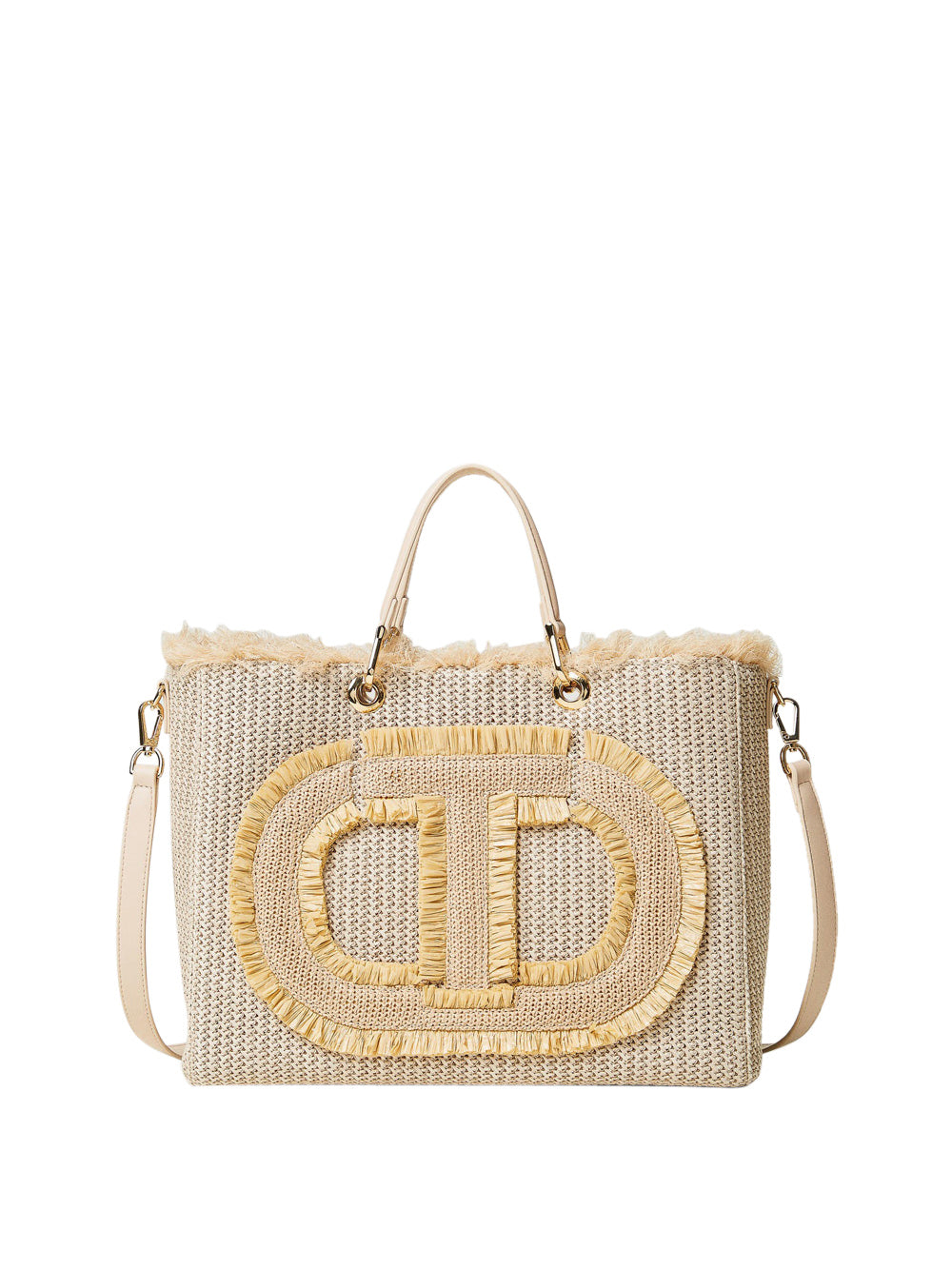 Borsa Shopper Twin Set da Donna - Beige