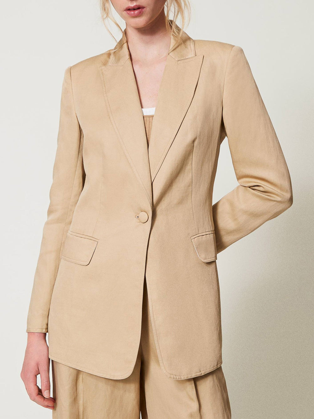 Blazer Twin Set da Donna - Beige