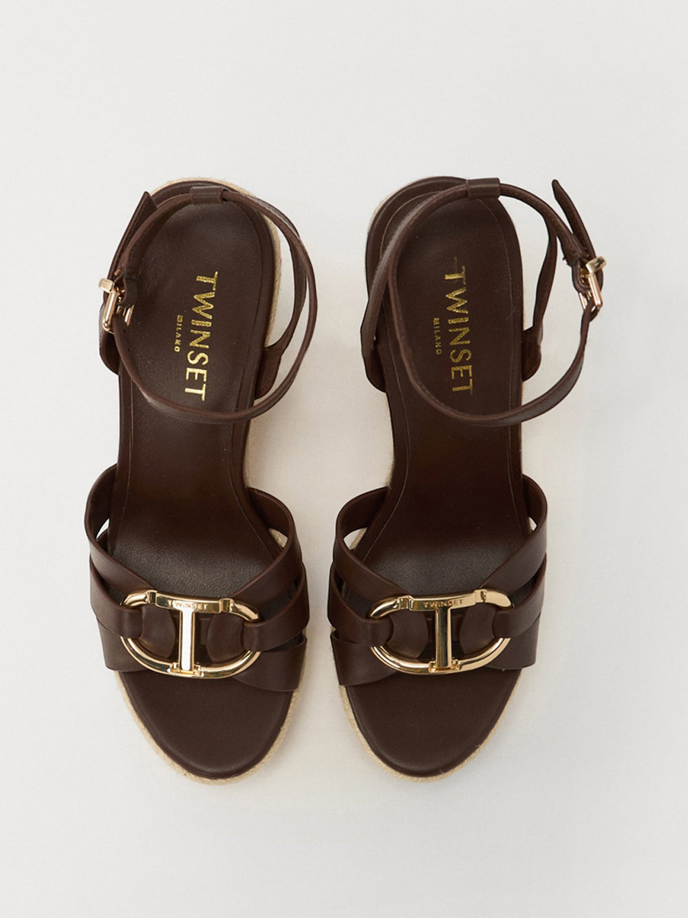 Sandalo Twin Set da Donna - Marrone