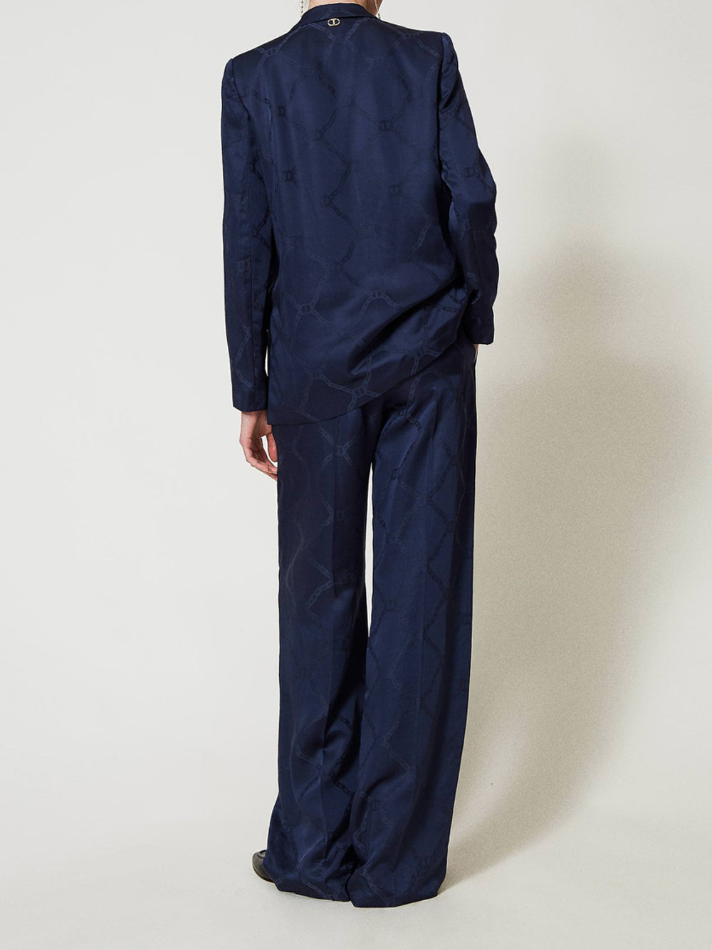 Pantalone Chino Twin Set da Donna - Blu