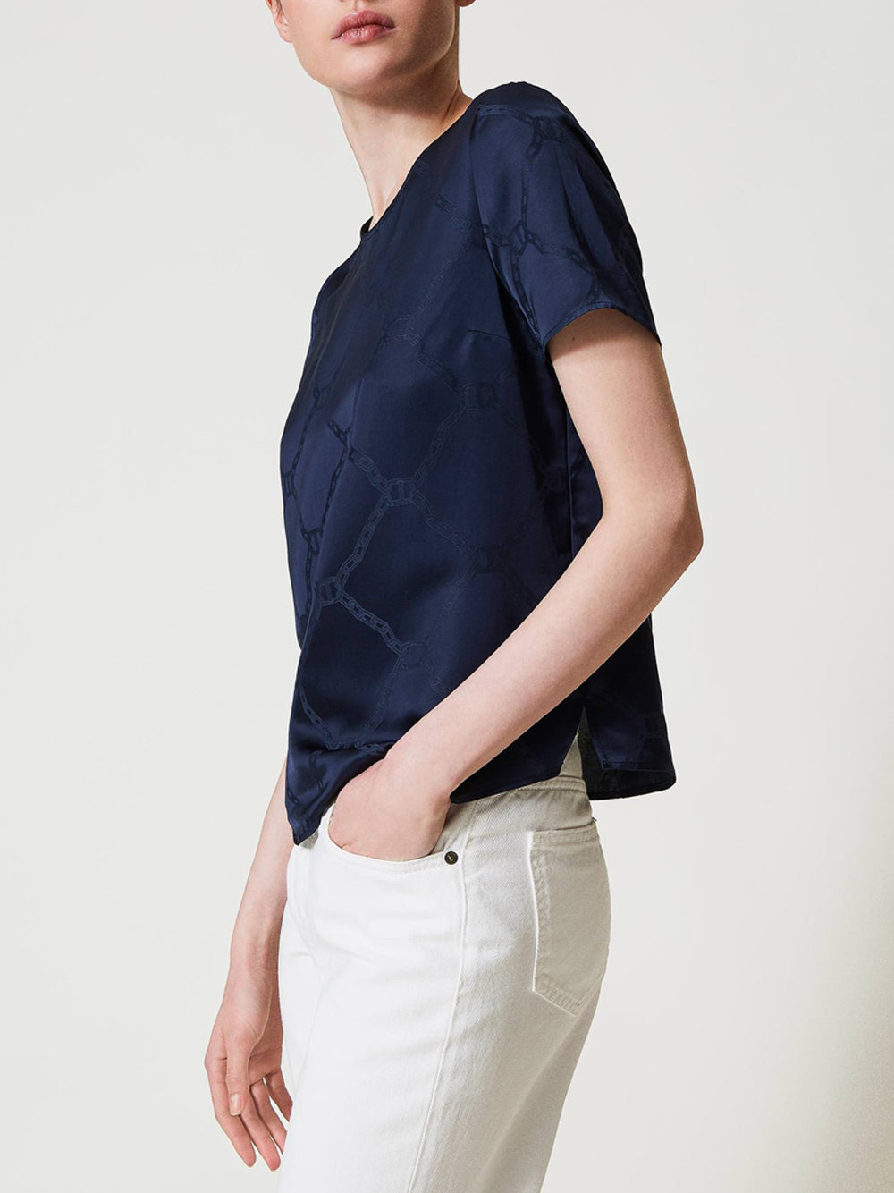 Blusa Twin Set da Donna - Blu