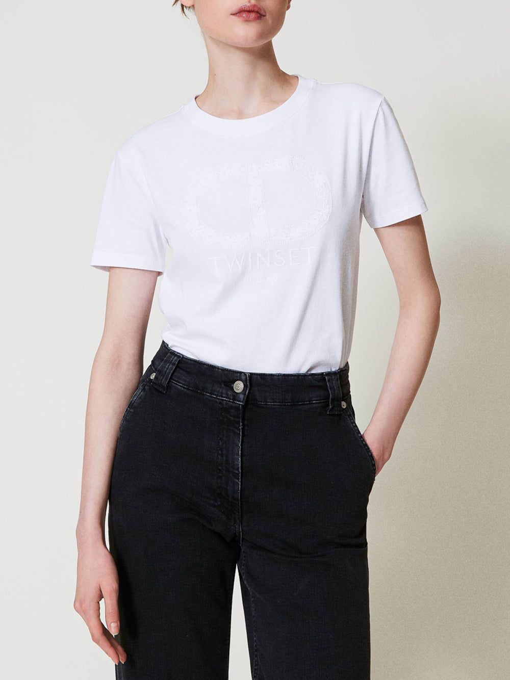 T-shirt Twin Set da Donna - Bianco