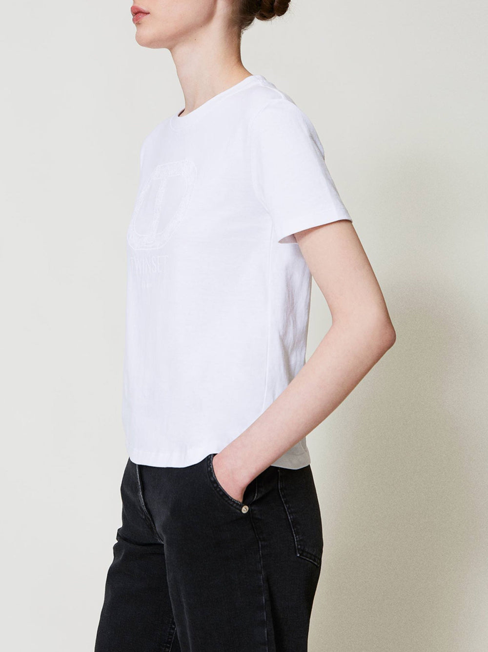 T-shirt Twin Set da Donna - Bianco