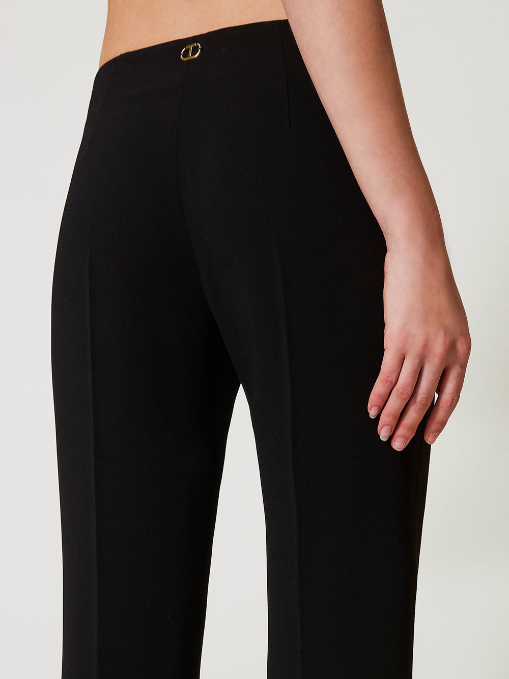 Pantalone Zampa Twin Set da Donna - Nero