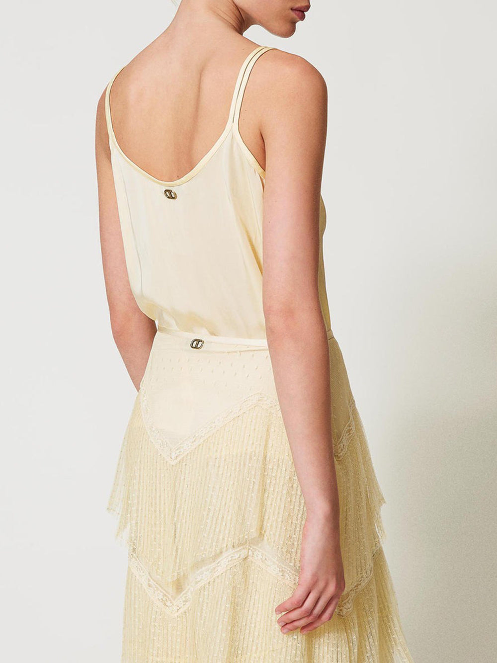 Top Twin Set da Donna - Avorio