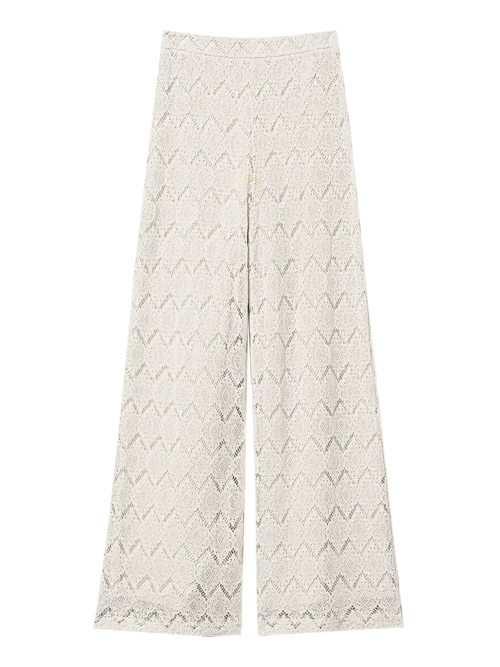 Pantalone Palazzo Twin Set da Donna - Beige