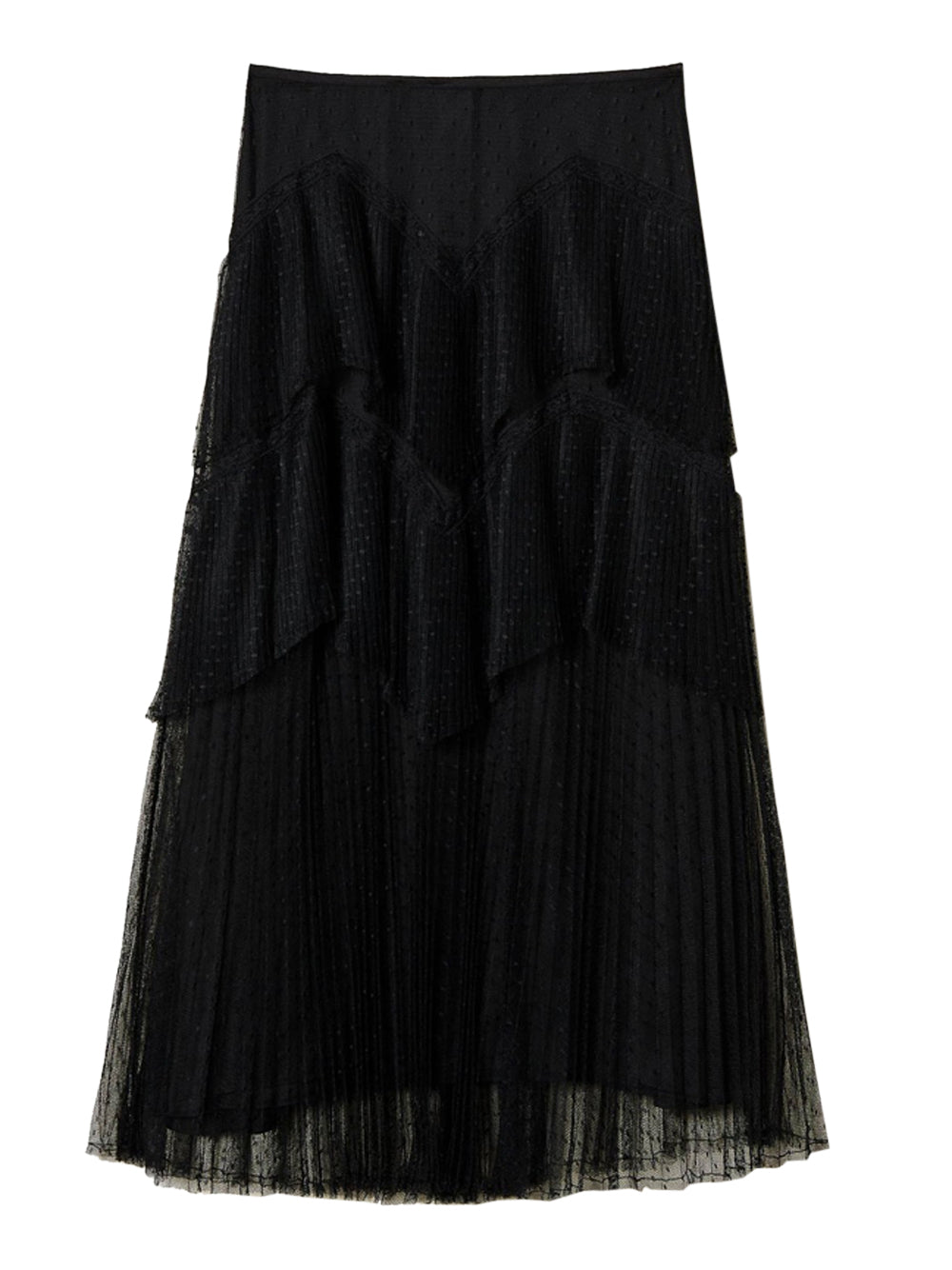 Gonna Longuette Twin Set da Donna - Nero