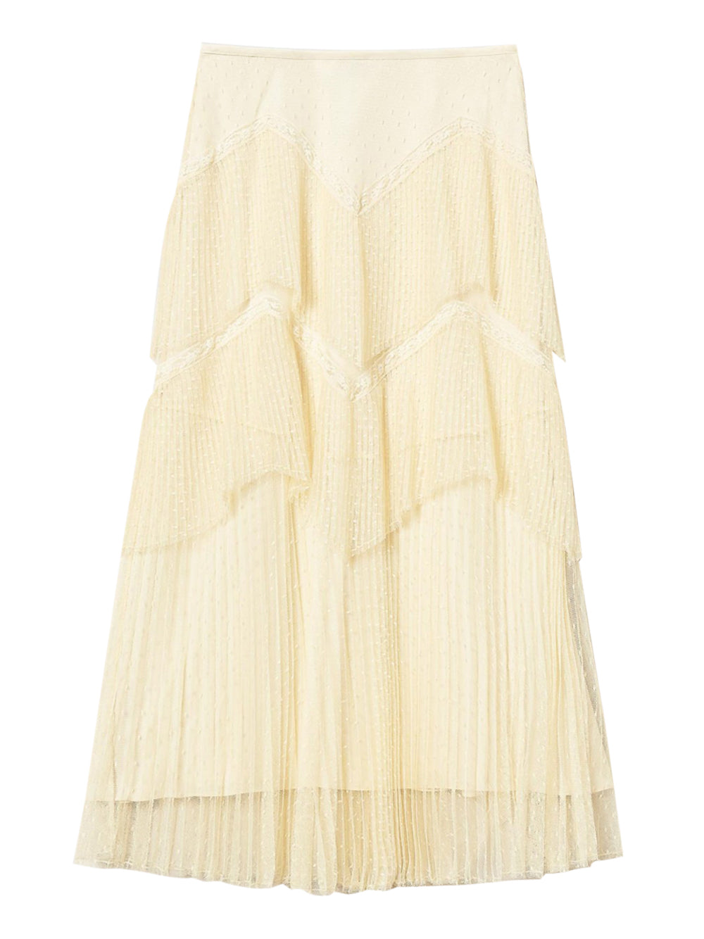 Gonna Longuette Twin Set da Donna - Avorio