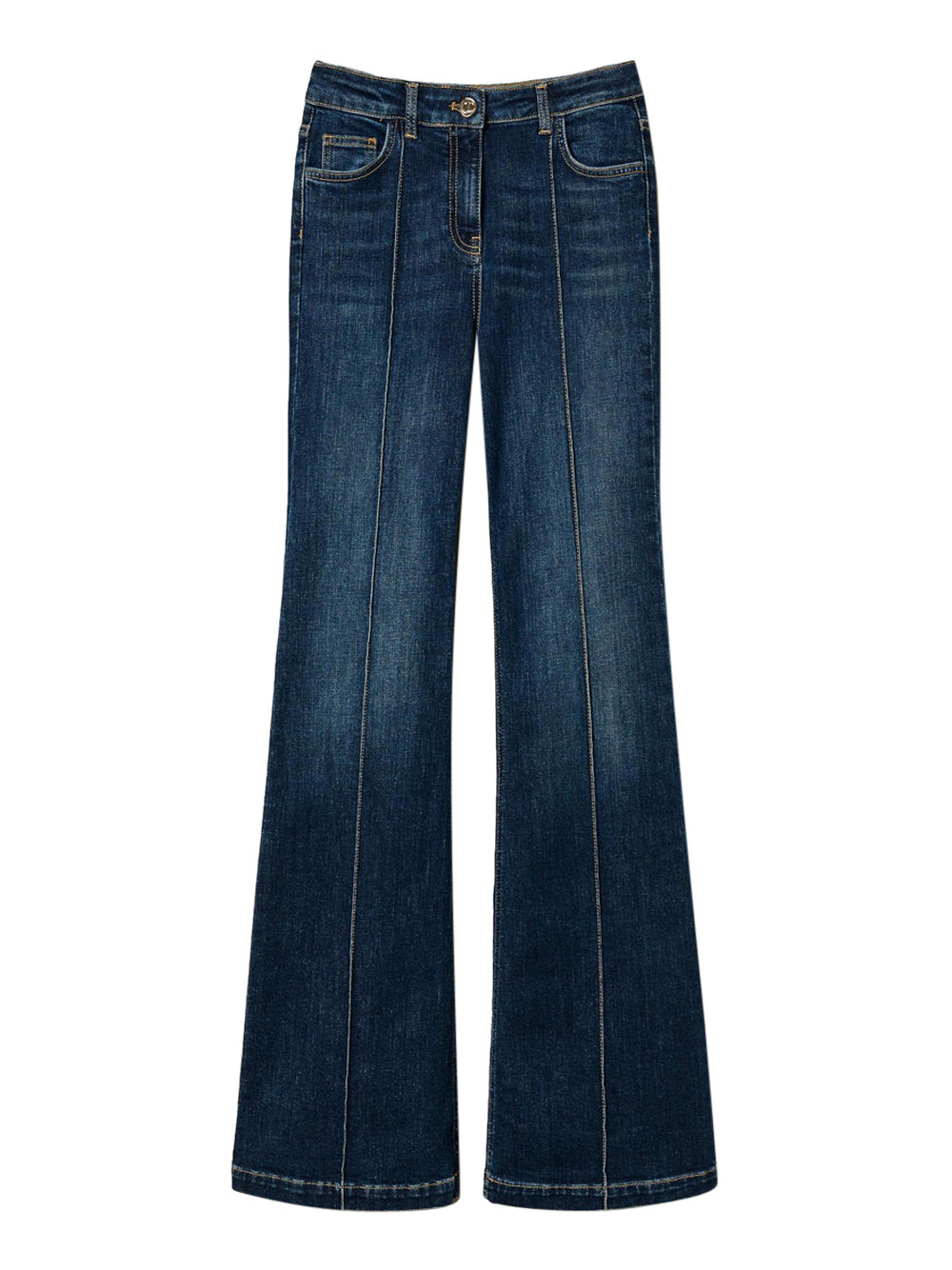 Jeans a Zampa Twin Set da Donna - Denim