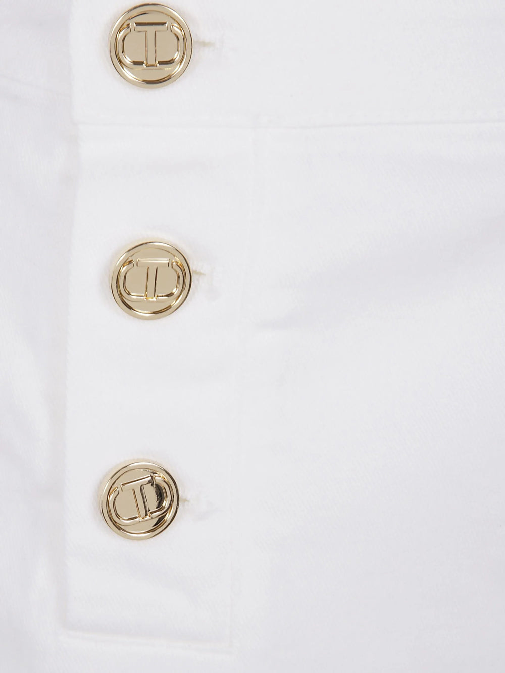 Jeans Wide Twin Set da Donna - Bianco