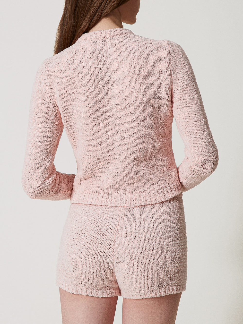 Cardigan Twin Set da Donna - Rosa