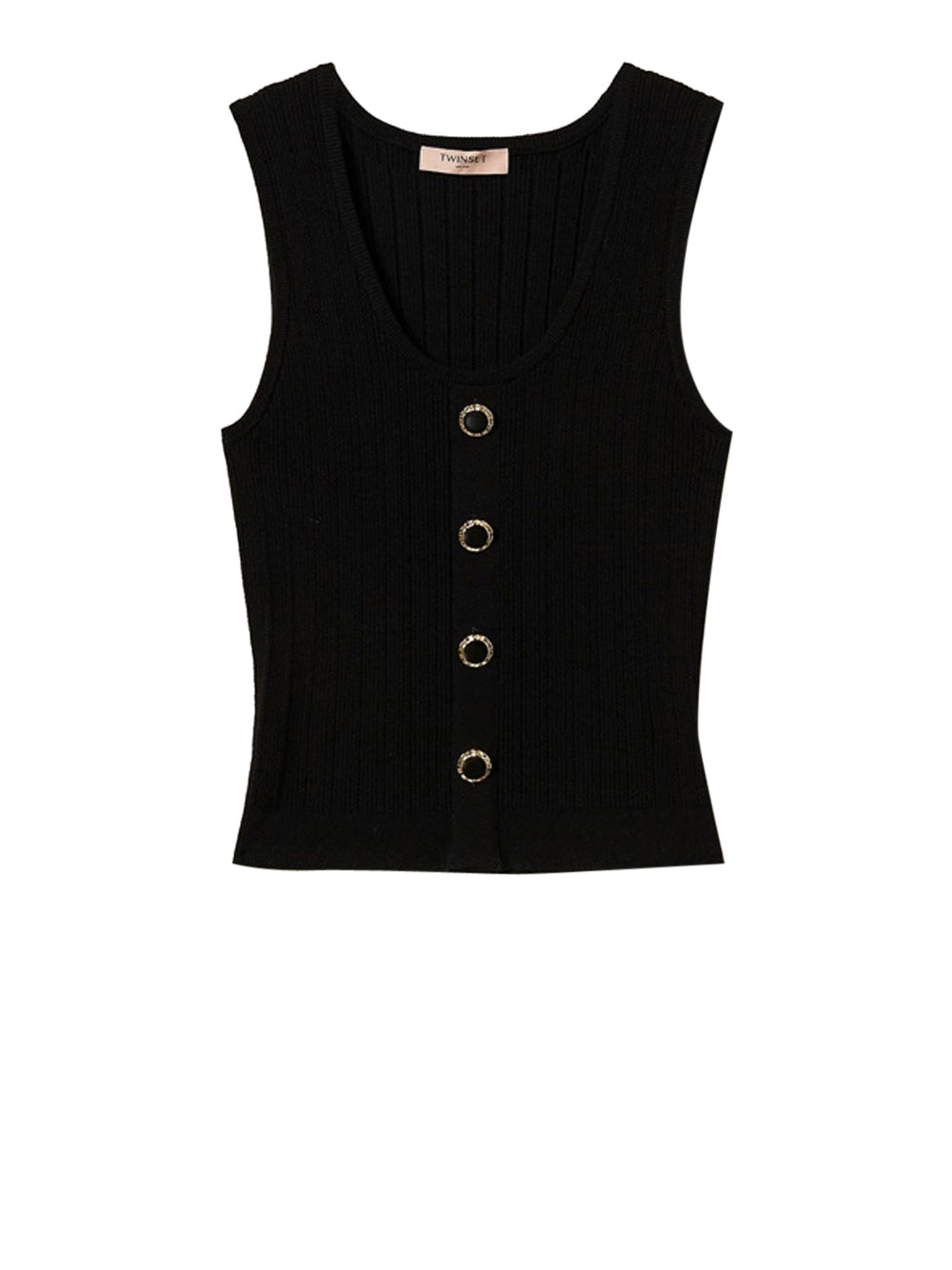 Top Twin Set da Donna - Nero
