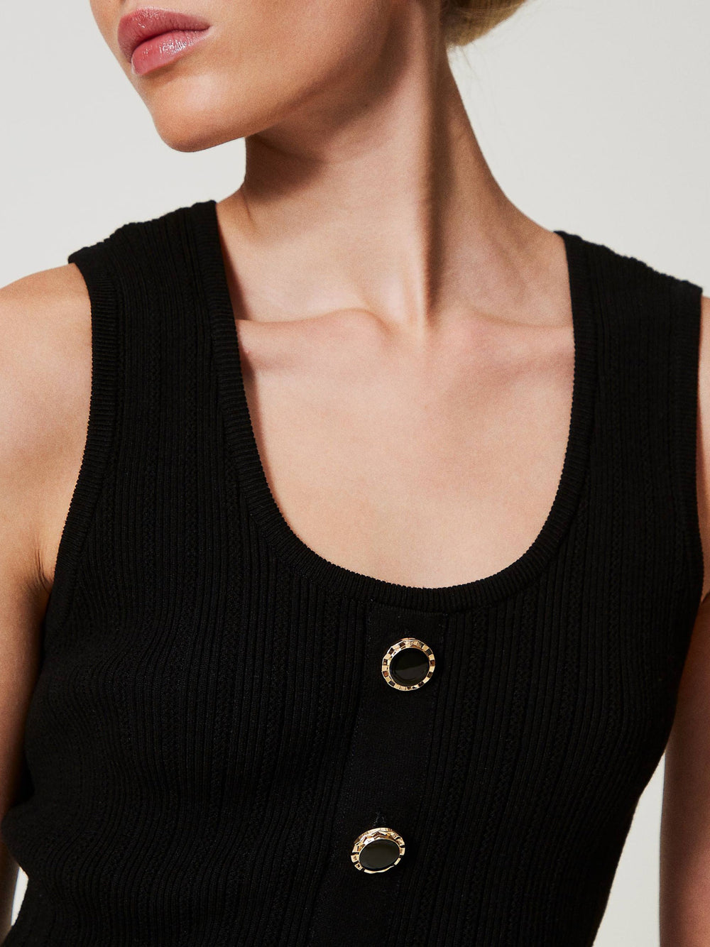 Top Twin Set da Donna - Nero
