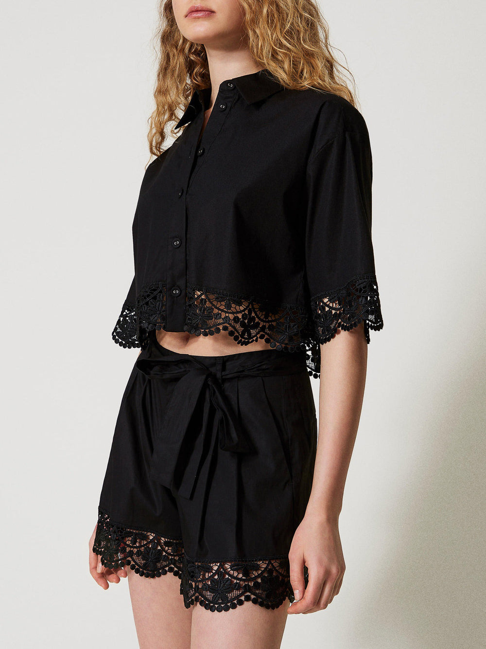 Shorts Twin Set da Donna - Nero