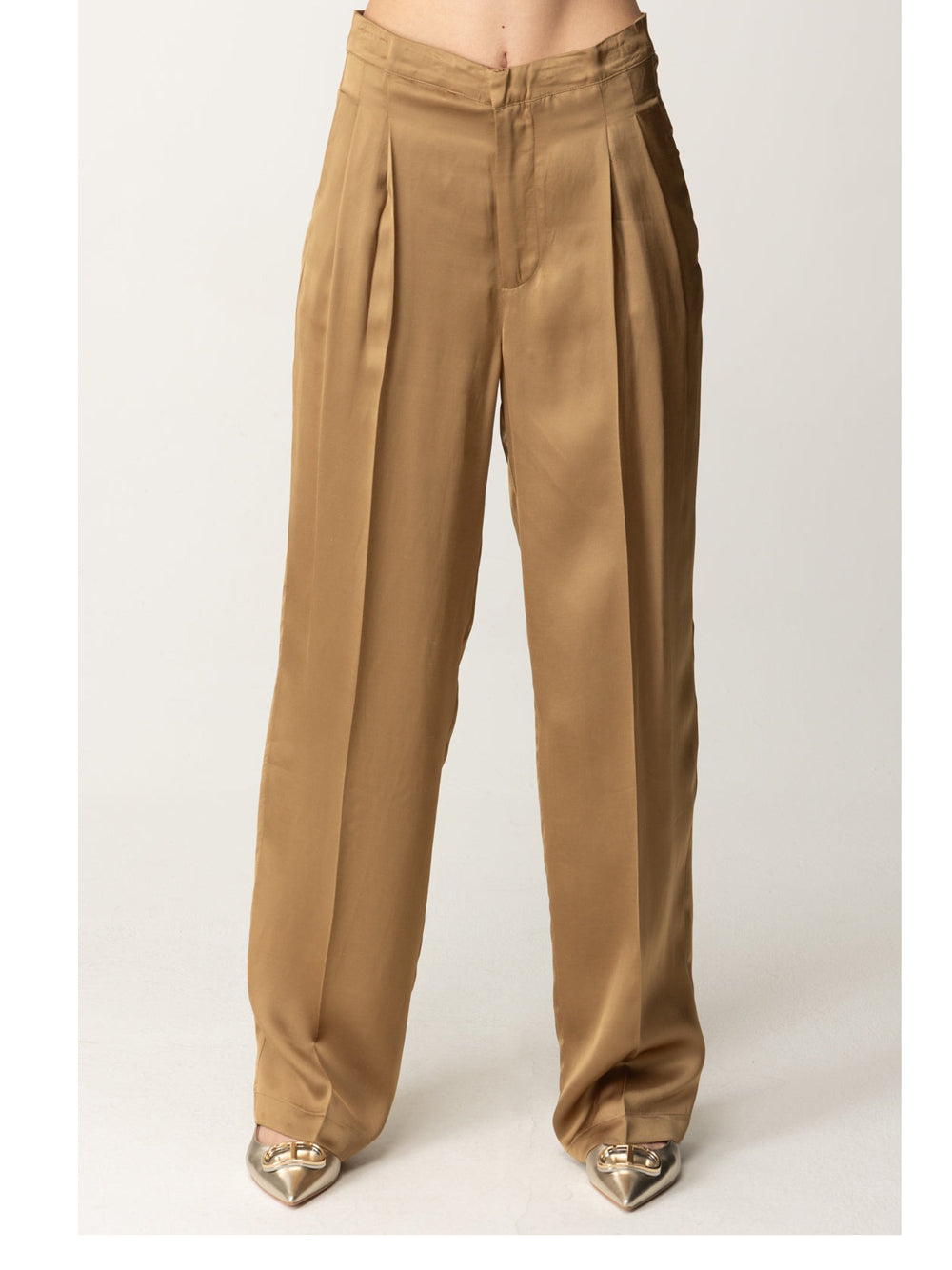 Pantalone Palazzo Twin Set da Donna - Marrone