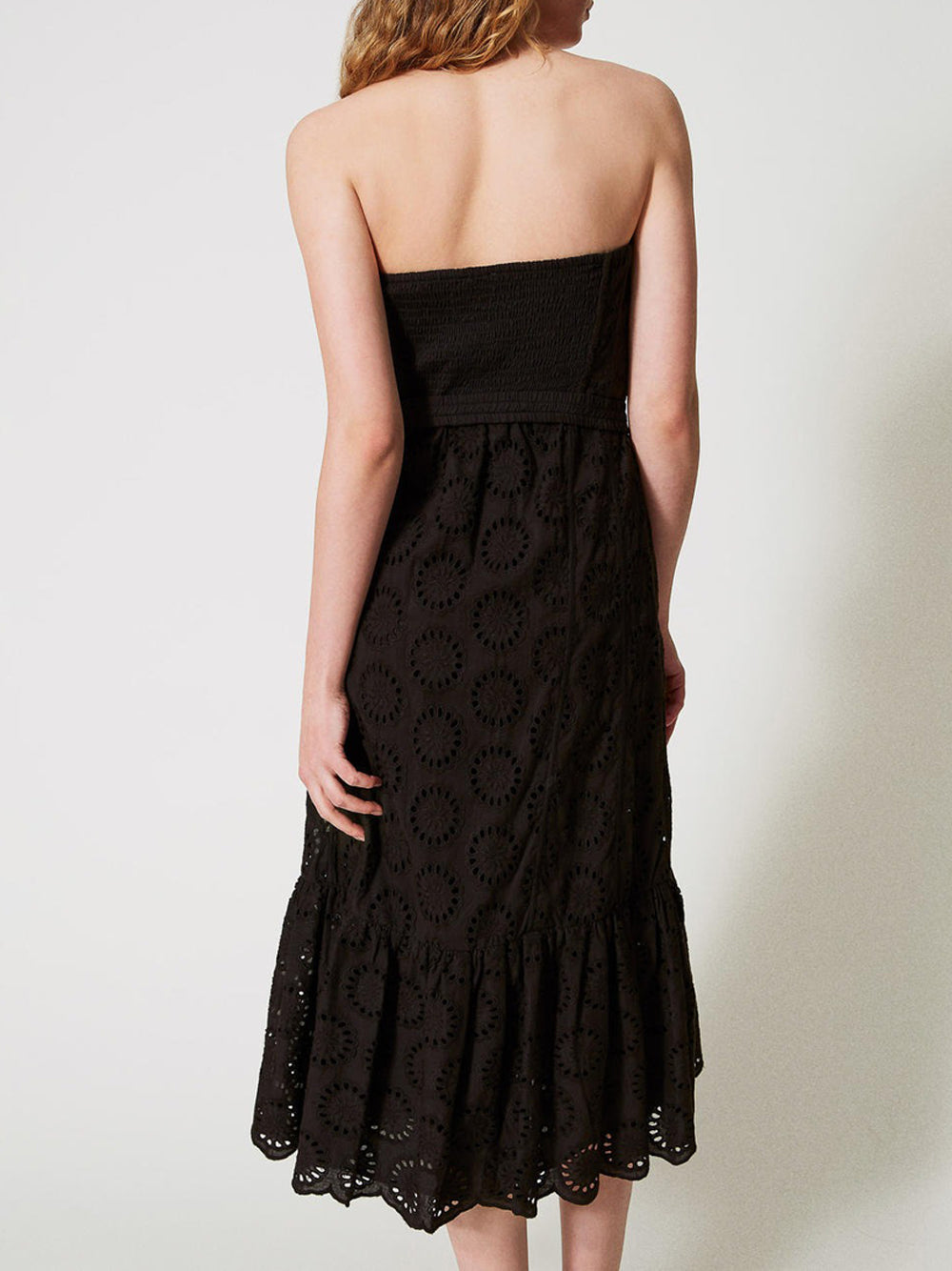 Vestito Longuette Twin Set da Donna - Nero