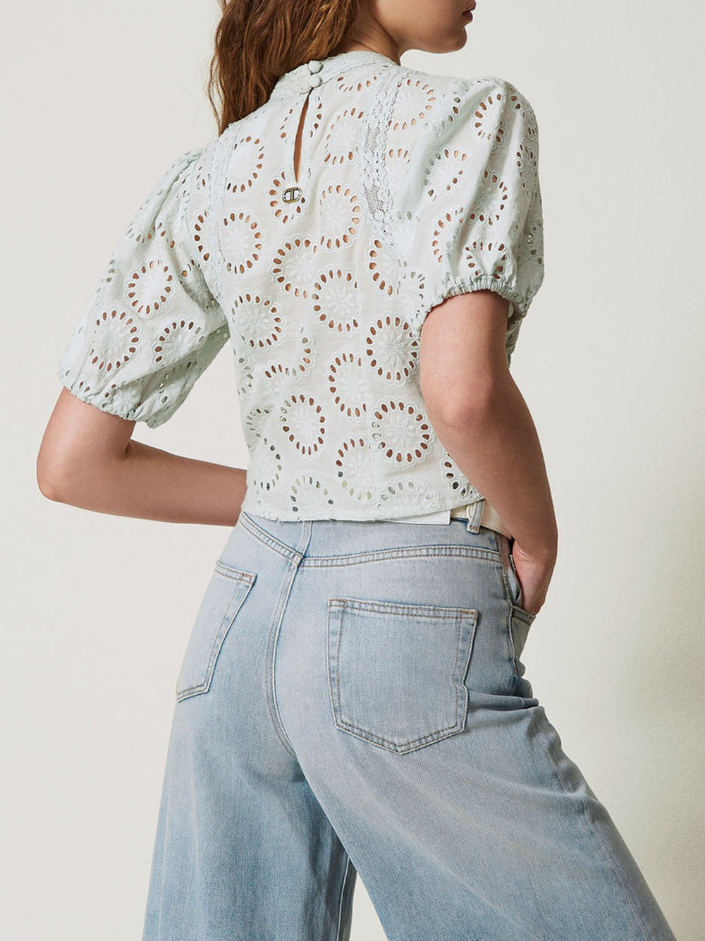 Blusa Twin Set da Donna - Verde