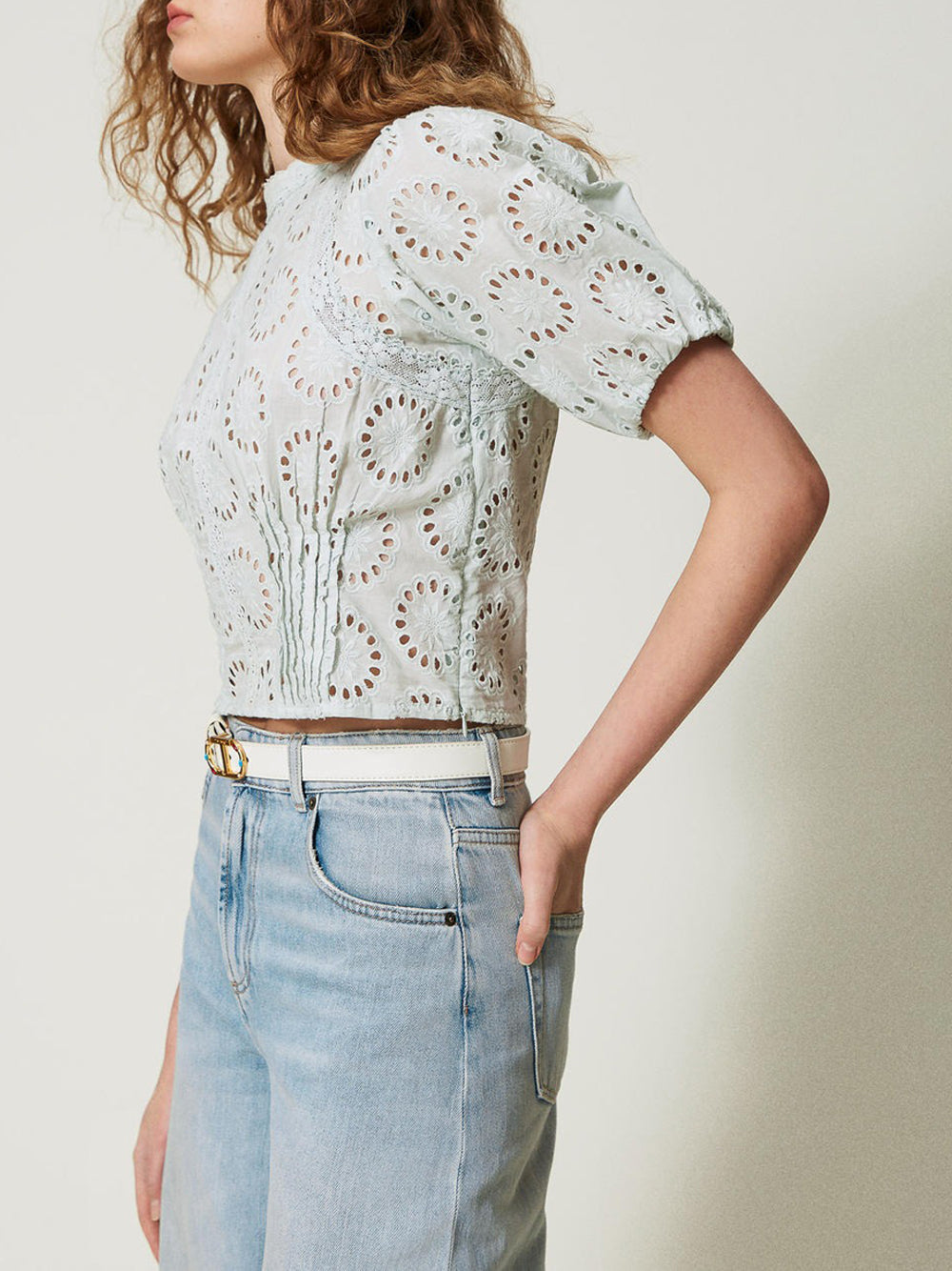 Blusa Twin Set da Donna - Verde