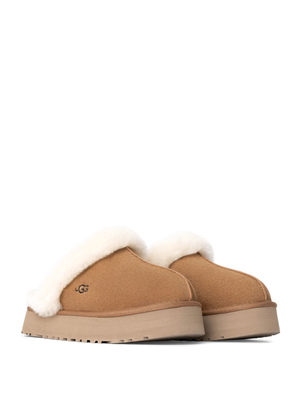 Ciabatte Ugg W Disquette da Donna - Marrone