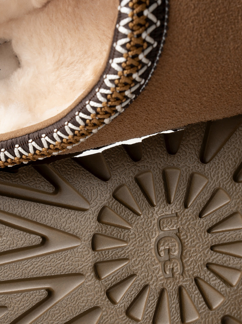 Ciabatte Ugg M Tasman da Uomo - Marrone