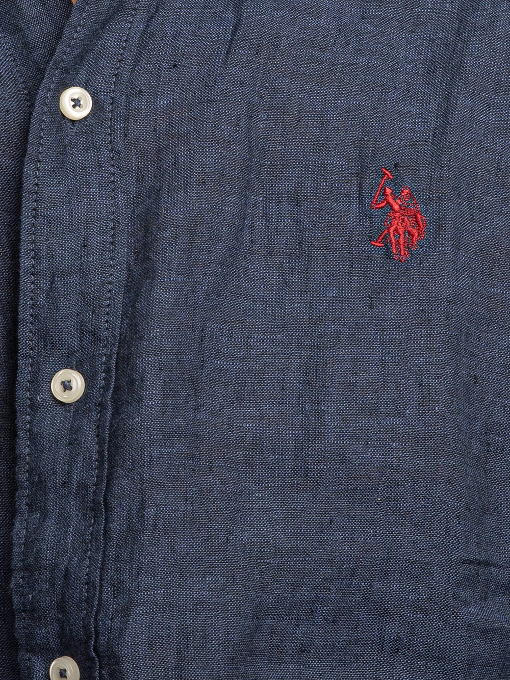 Camicia Classica U.S. Polo Assn. da Uomo - Blu