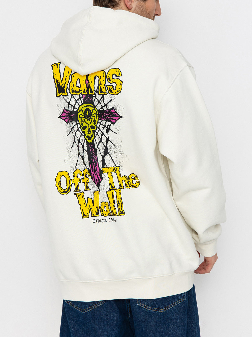 Felpa Cappuccio Vans Legacy Loose da Uomo - Bianco