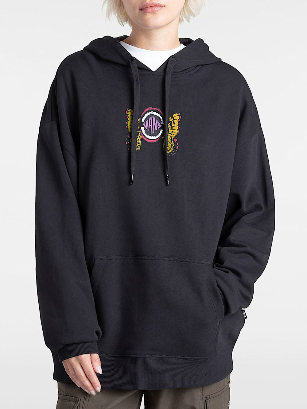 Felpa Cappuccio Vans Ethereal da Donna - Nero