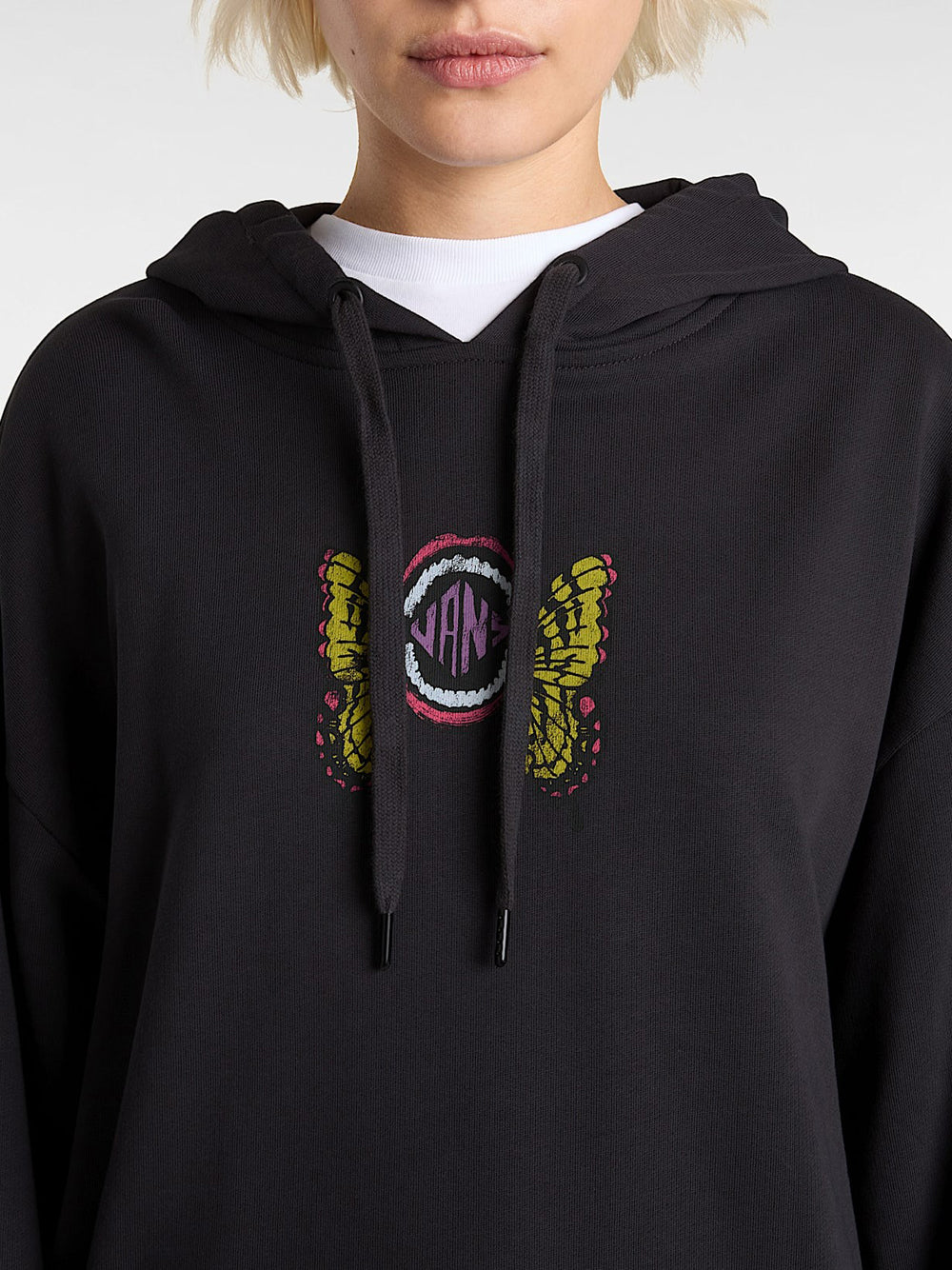 Felpa Cappuccio Vans Ethereal da Donna - Nero