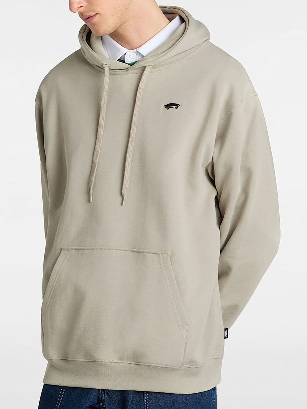 Felpa Cappuccio Vans Salton Loose da Uomo - Avorio