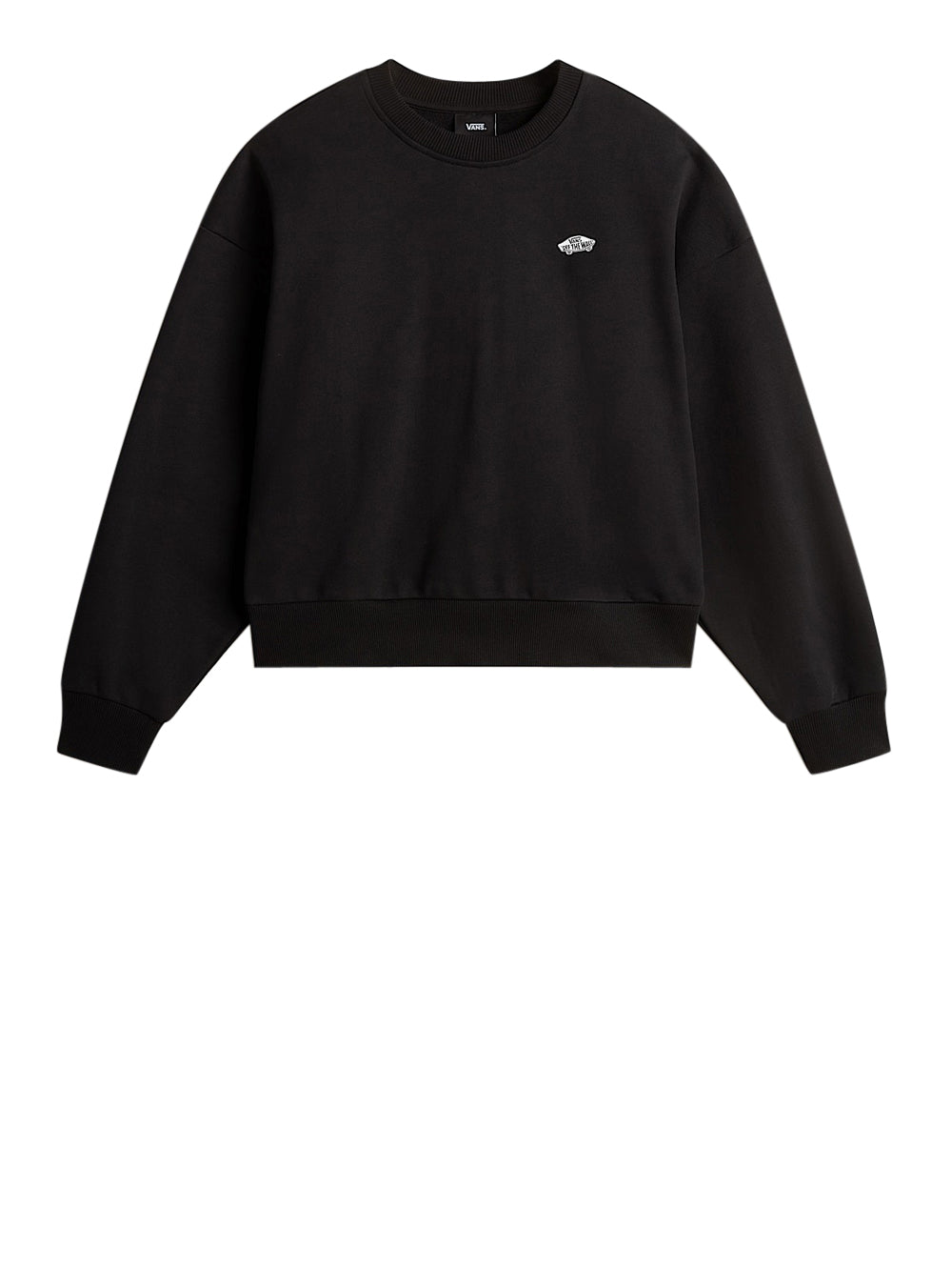 Felpa Vans Style 76 Ii Retro Crew da Donna - Nero