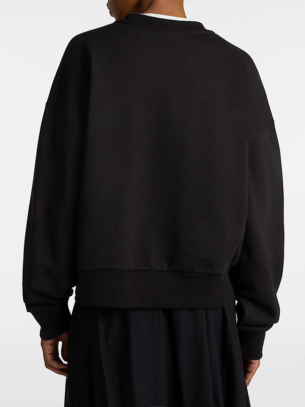 Felpa Vans Style 76 Ii Retro Crew da Donna - Nero