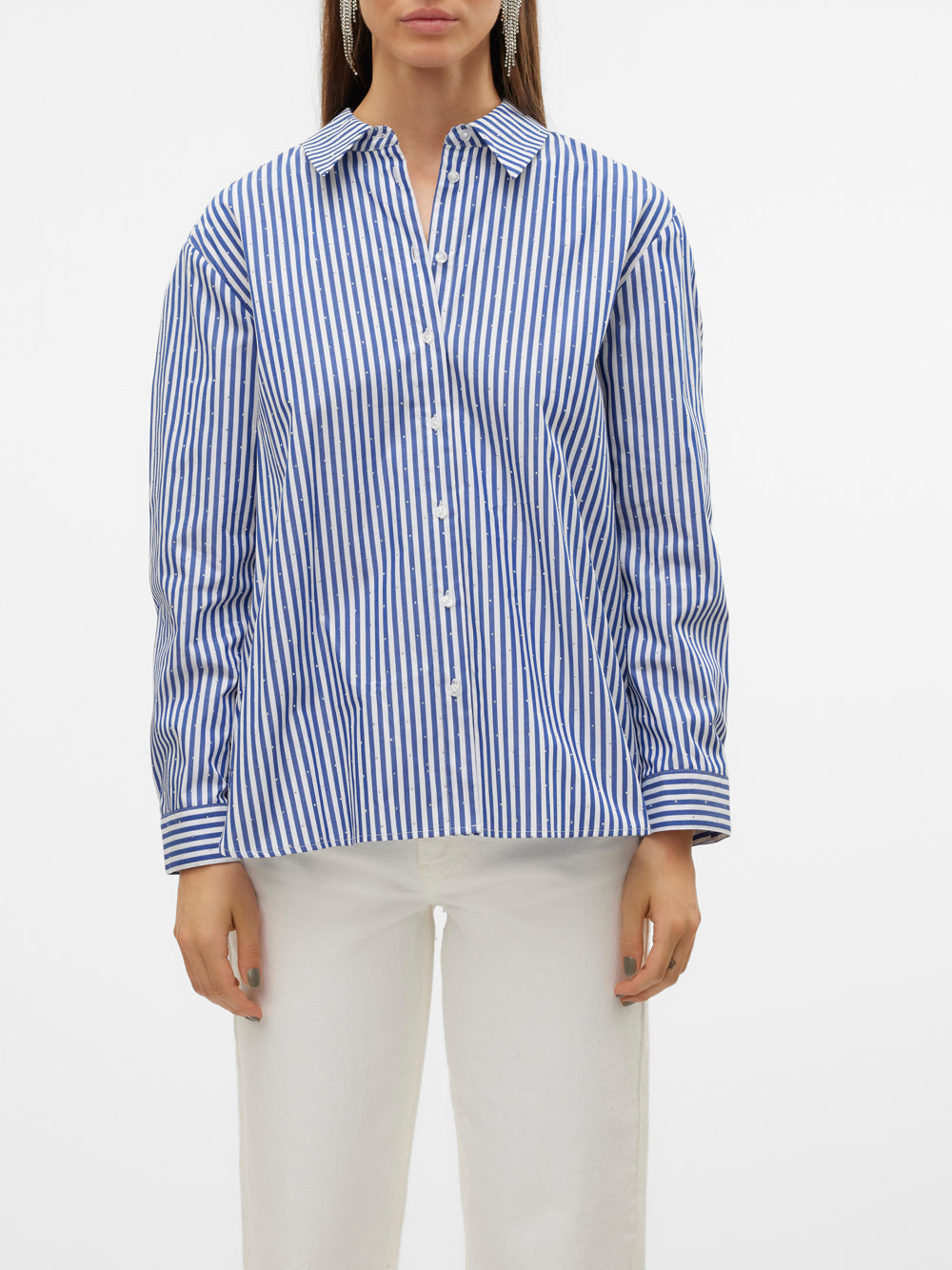 Camicia Classica Vero Moda da Donna - Blu