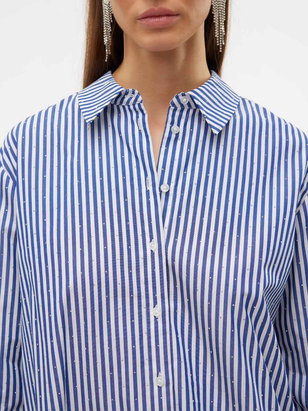 Camicia Classica Vero Moda da Donna - Blu