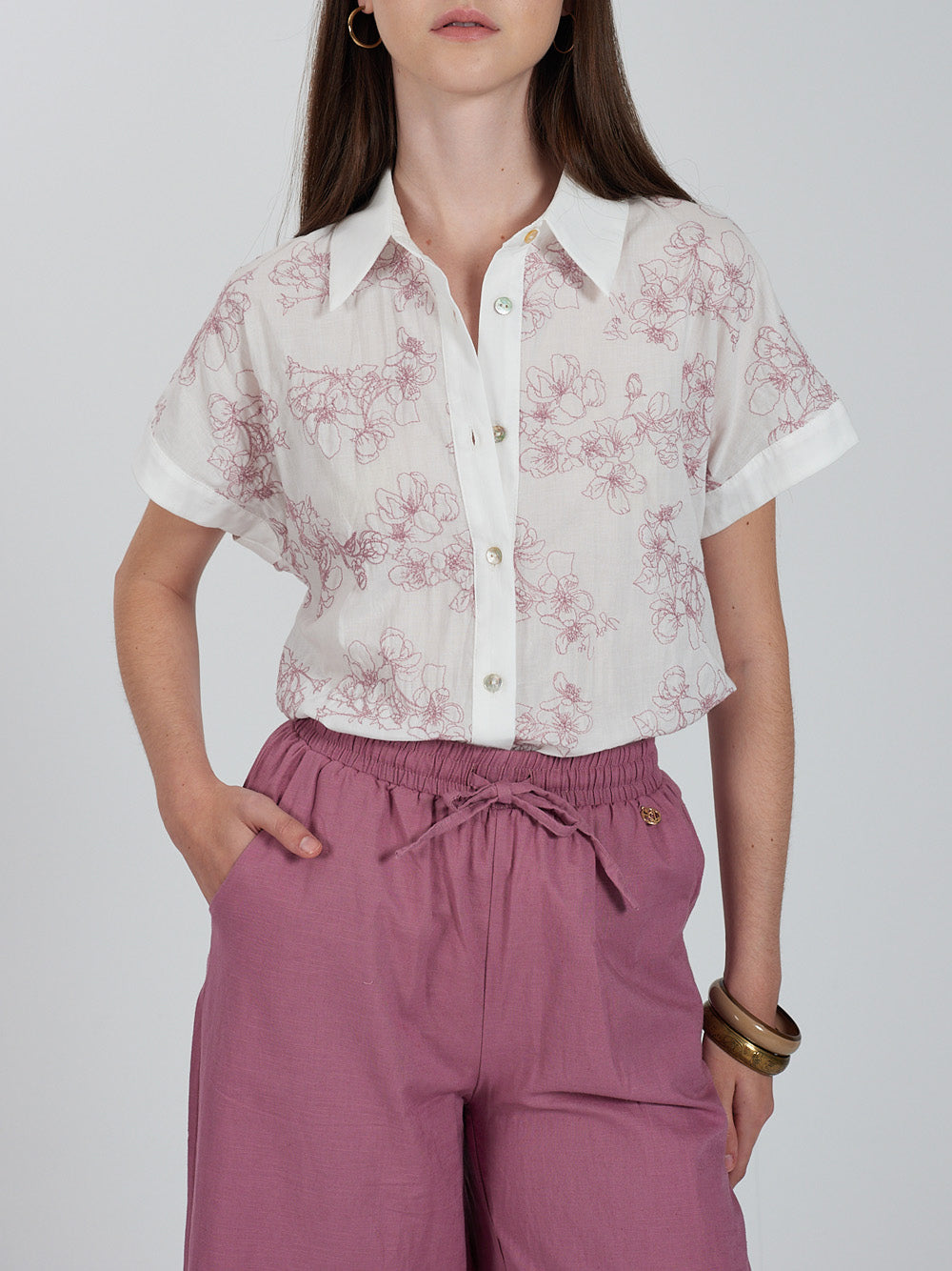 Camicia Yes Zee da Donna - Bianco