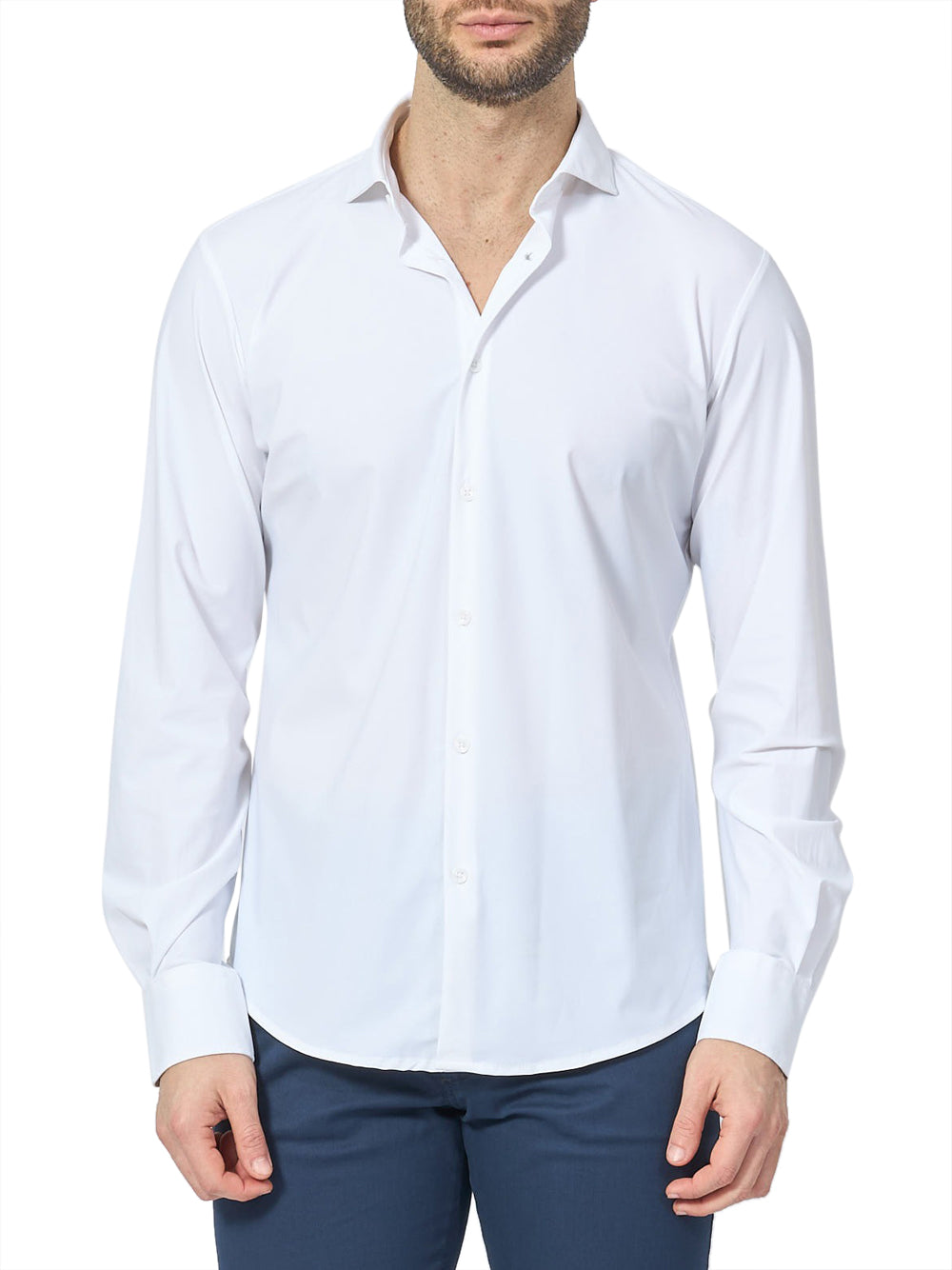 Camicia Casual Yes Zee da Uomo - Bianco
