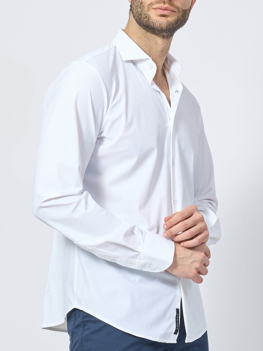 Camicia Casual Yes Zee da Uomo - Bianco