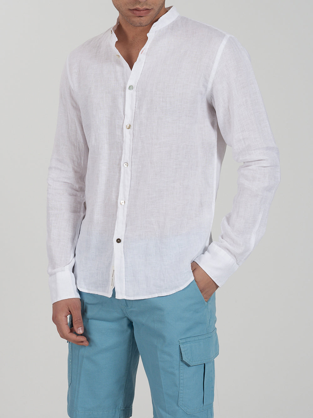Camicia Casual Yes Zee da Uomo - Bianco