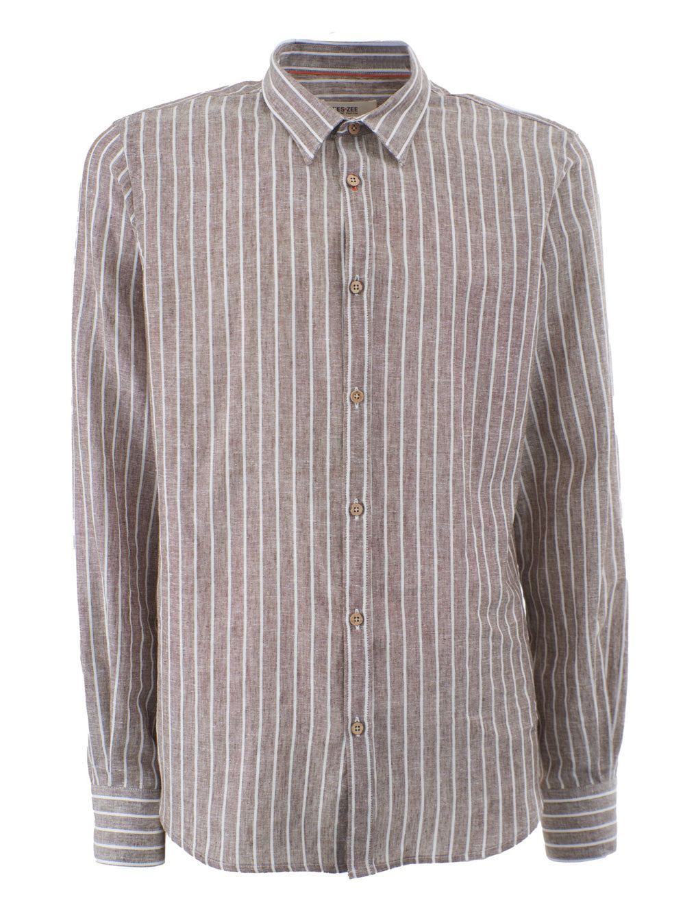 Camicia Casual Yes Zee da Uomo - Marrone