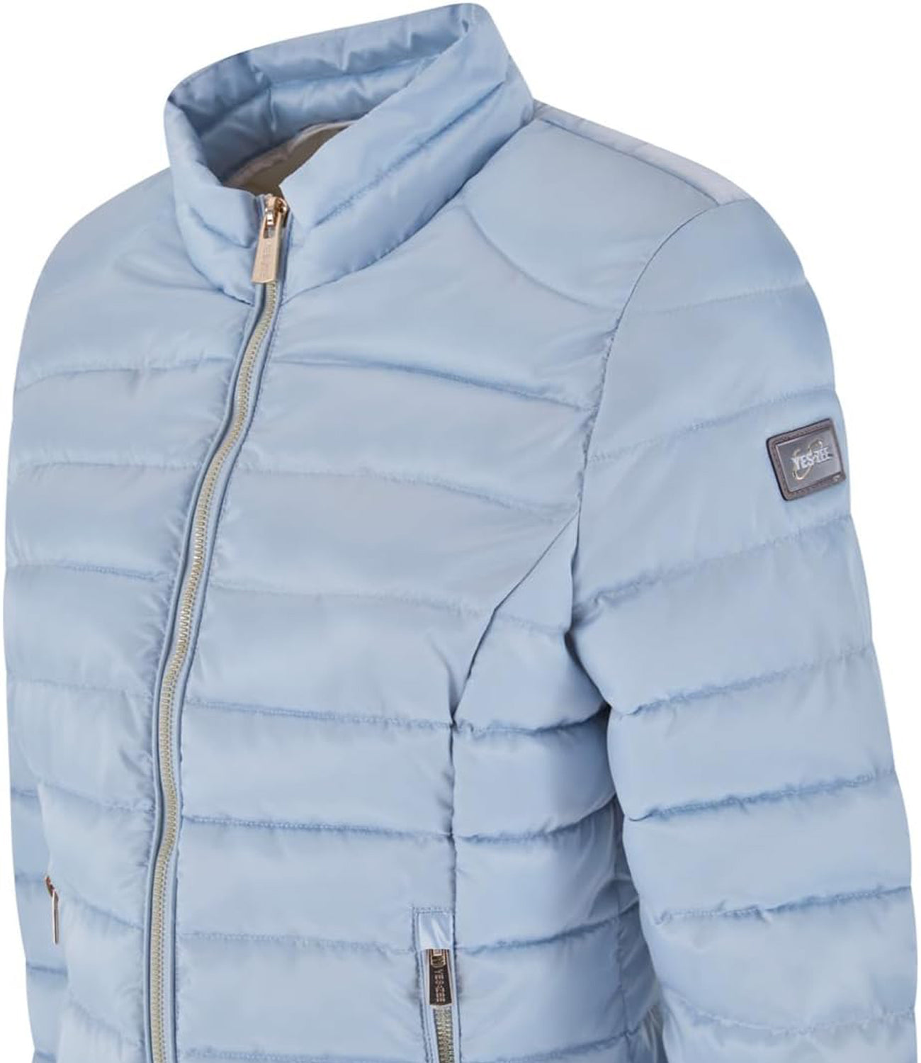 Yes Zee Giubbino Giubbino Donna Trapuntatino Donna Mod. J431 M600 0707 Azzurrino