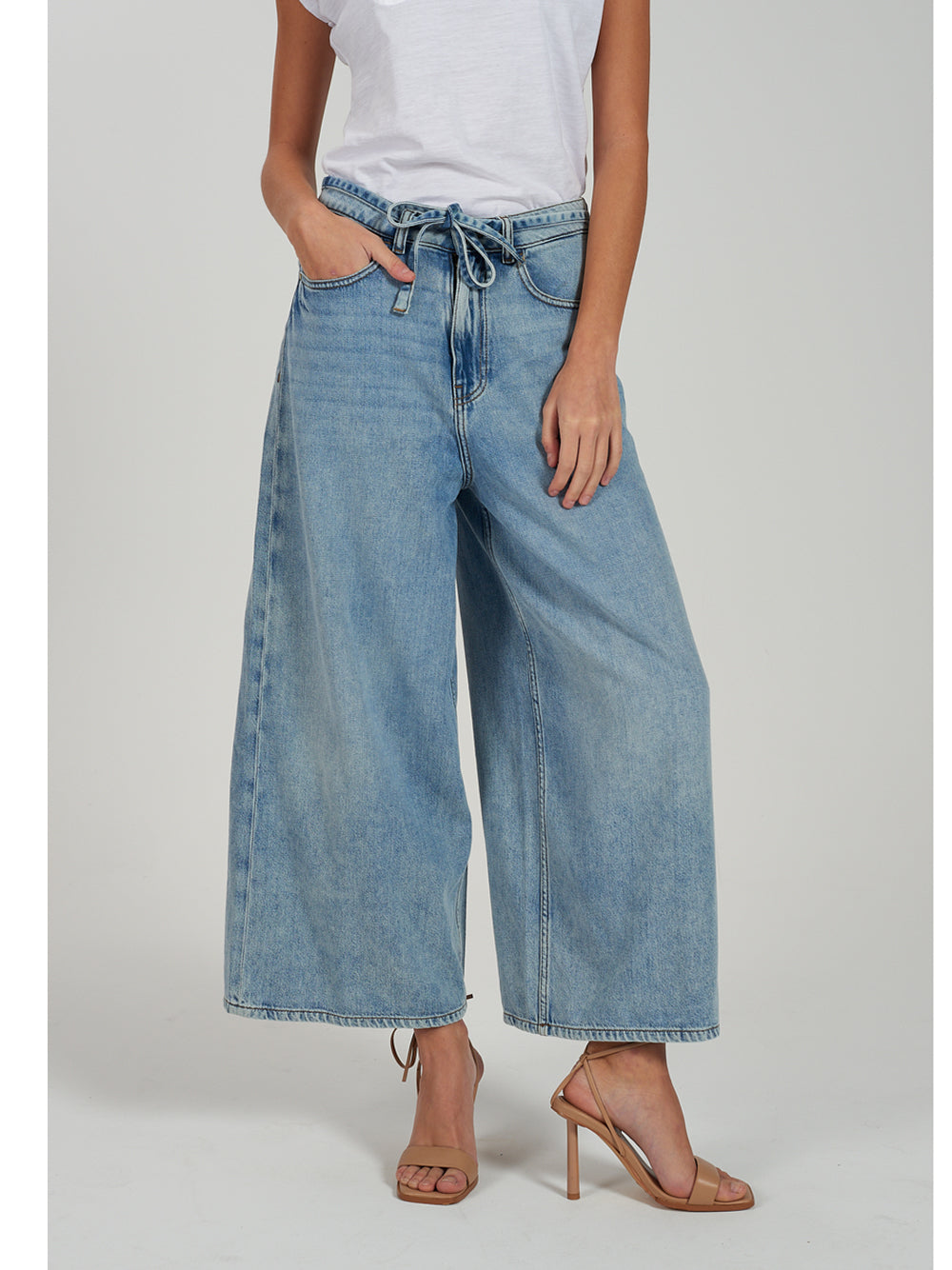 Jeans a Palazzo Yes Zee da Donna - Denim